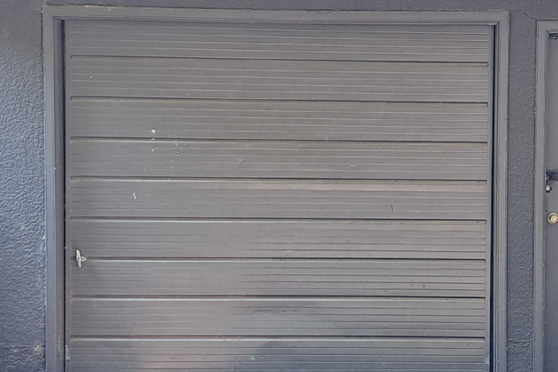 Garage door after installation