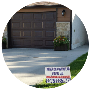 Overhead door installation in Winnipeg